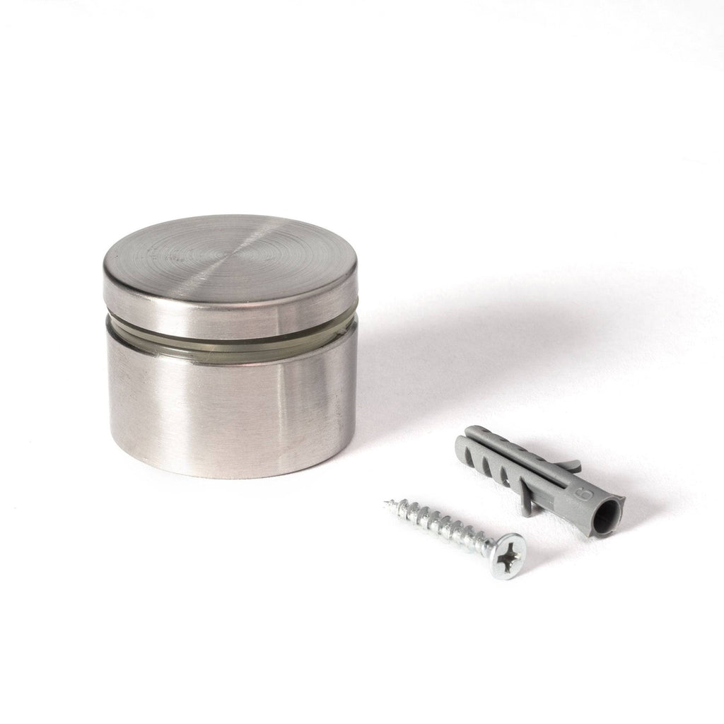 48 Piece Brushed Finish Stainless Steel Standoff C620935
