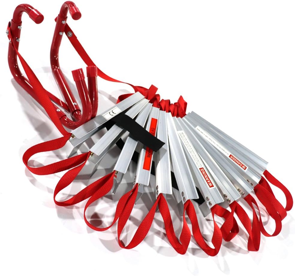 15 Foot 2 Story Emergency Escape Ladder with Wide Steps P901717