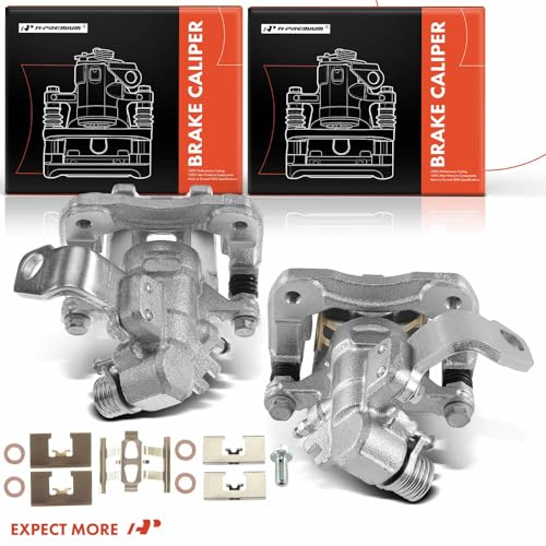 Disc Brake Caliper Assembly with Bracket Rear Right Passenger Side Z9837