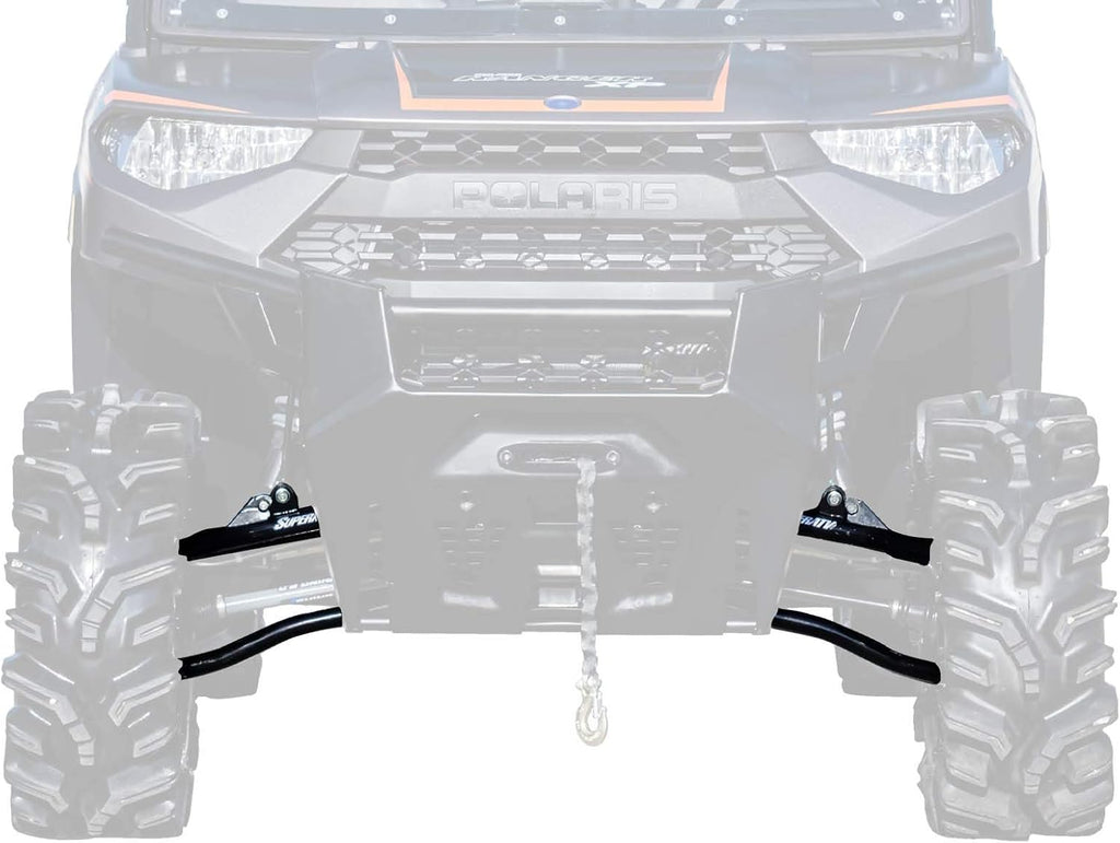 Heavy Duty Arched 1.5" Forward Offset A-Arms for Polaris Ranger Full Size XP 1000 Black J6943