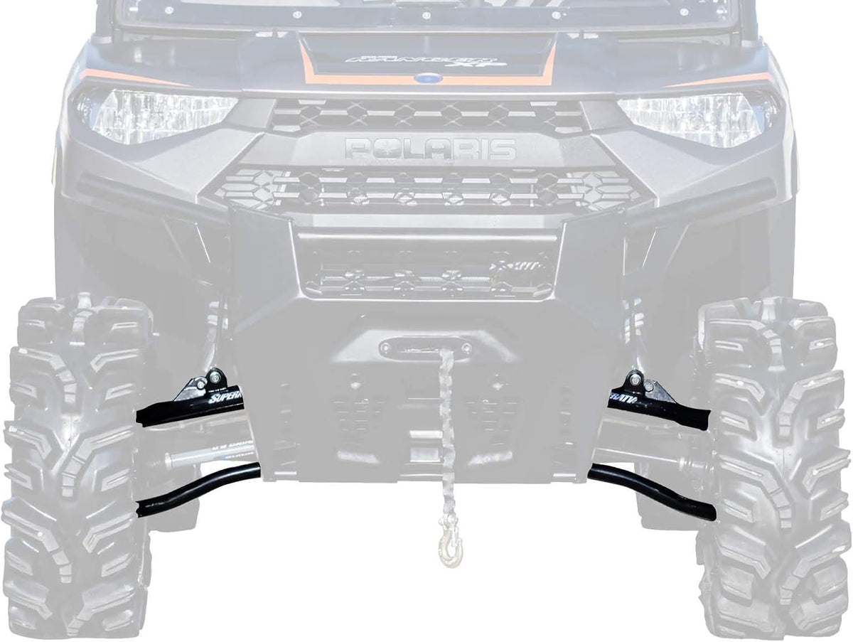 Heavy Duty Arched 1.5" Forward Offset A-Arms for Polaris Ranger Full Size XP 1000 Black J6943