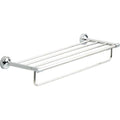 Chrome Towel Rack with Storage A4663