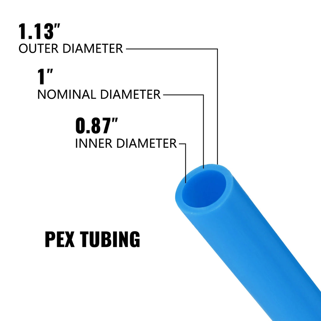 1 inch 300FT Flexible Pex Pipe Coil Blue M78945