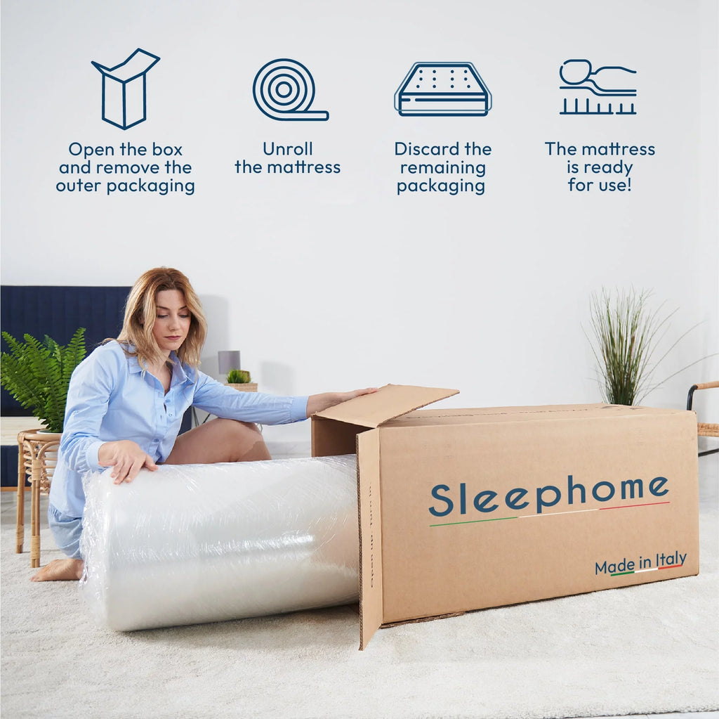 12 Full Hybrid Pocket Spring Comfort Foam Medium Mattress U322284