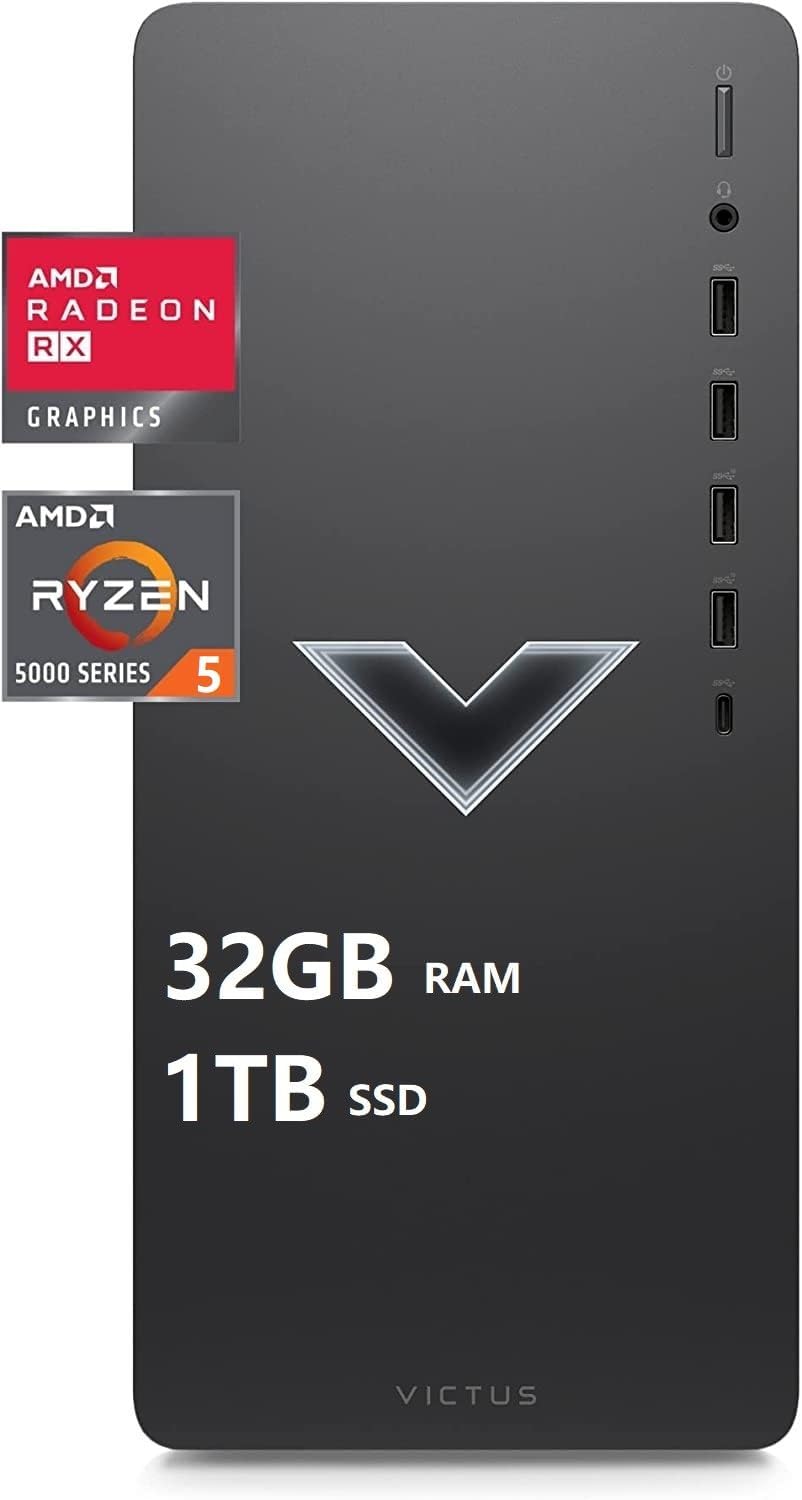 AMD Ryzen 5 5600G 32GB SDRAM 1TB SSD Gaming Desktop K50496