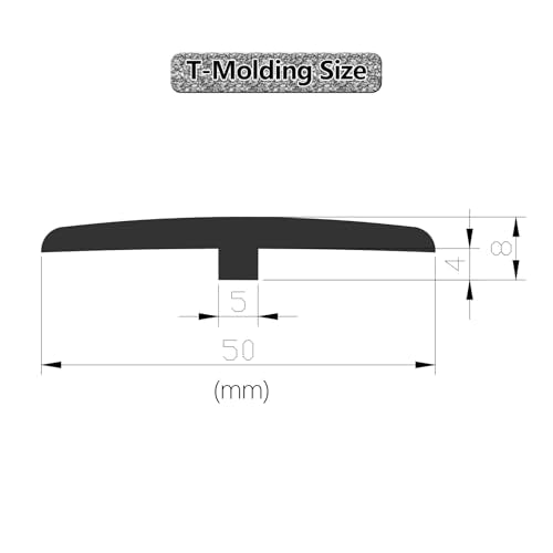 Flexible Self Adhesive T Shape Floor Transition Strip G96055