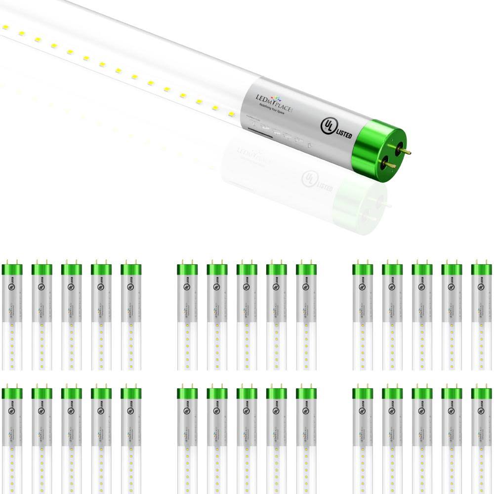 4ft 18W 2400 Lumens 4000K Clear LED Tube Light O564120