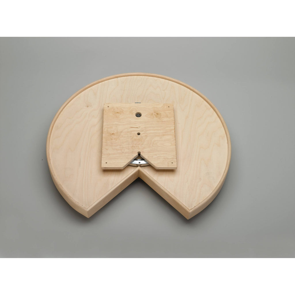 32x22 Natural Wood Kidney Lazy Susan L900