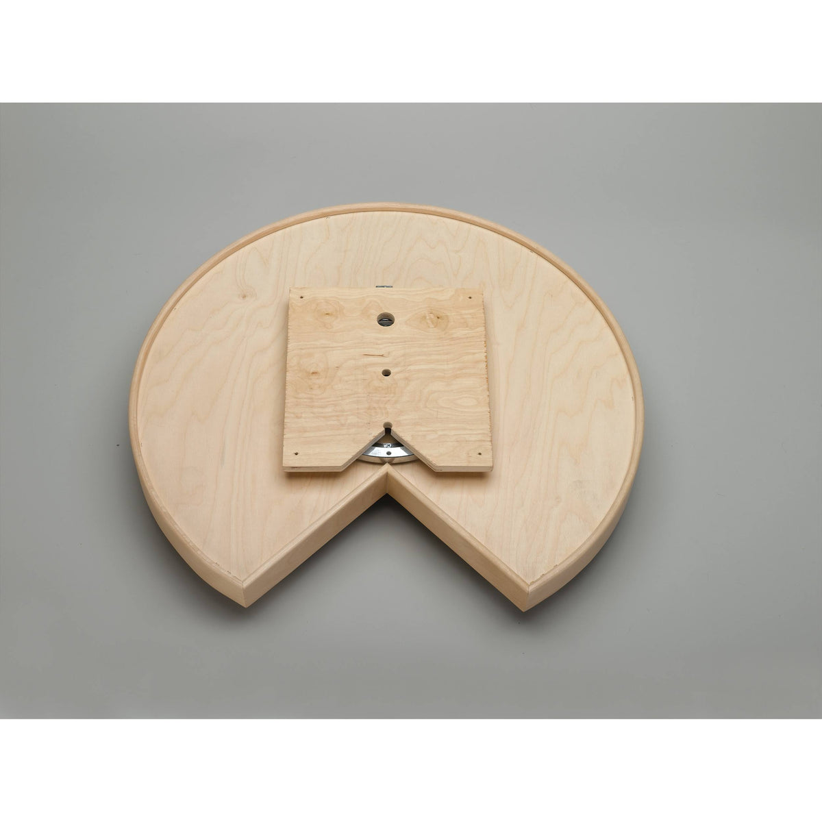 32x22 Natural Wood Kidney Lazy Susan L900