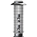 Silver Metal Cage Tube Bird Feeder Q326983