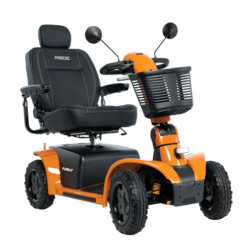 Orange Mobility Scooter with Seat V3069