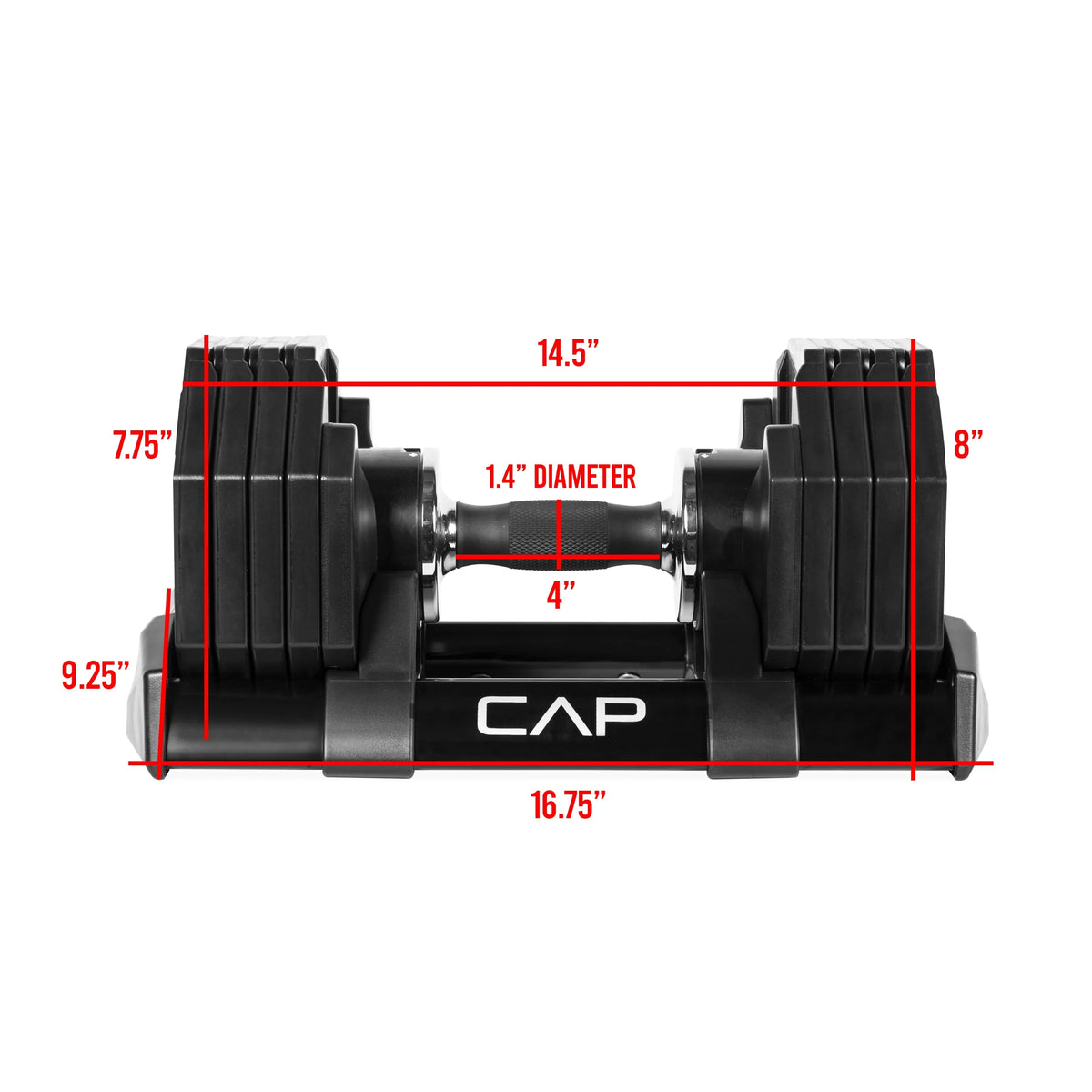 Adjustable Dumbbell 5-50 Pounds Single X20172