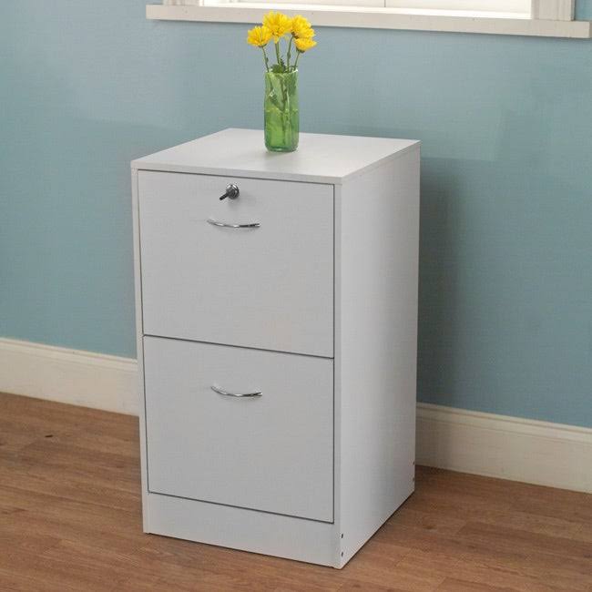 2 Drawer Espresso Filing Cabinet V4526