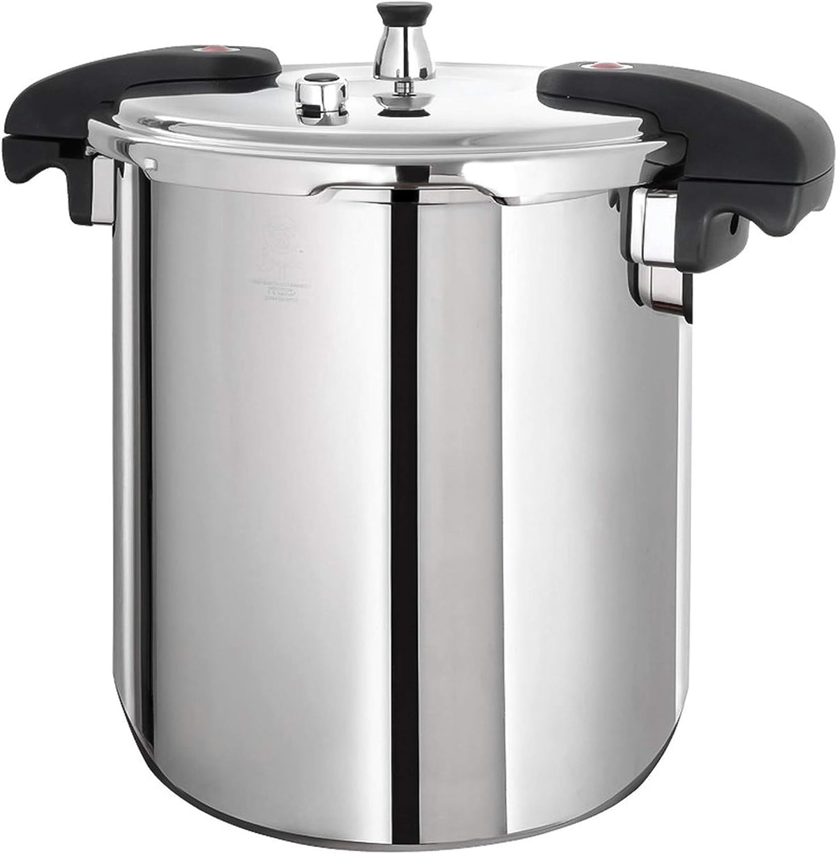 37-Quart Stainless Steel Pressure Cooker with Steam Rack X107806