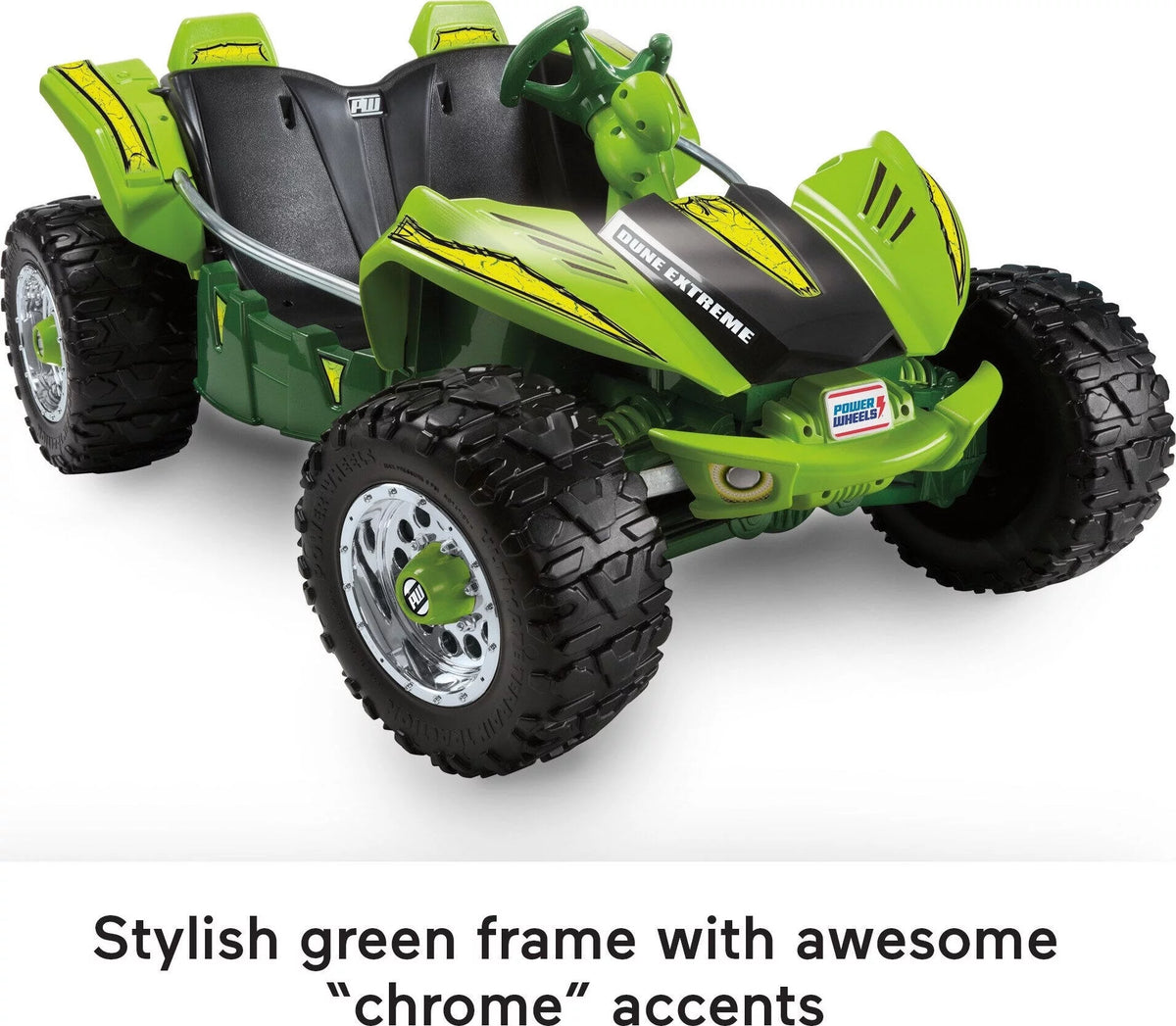 Green 12V Battery-Powered Ride-On Vehicle W455