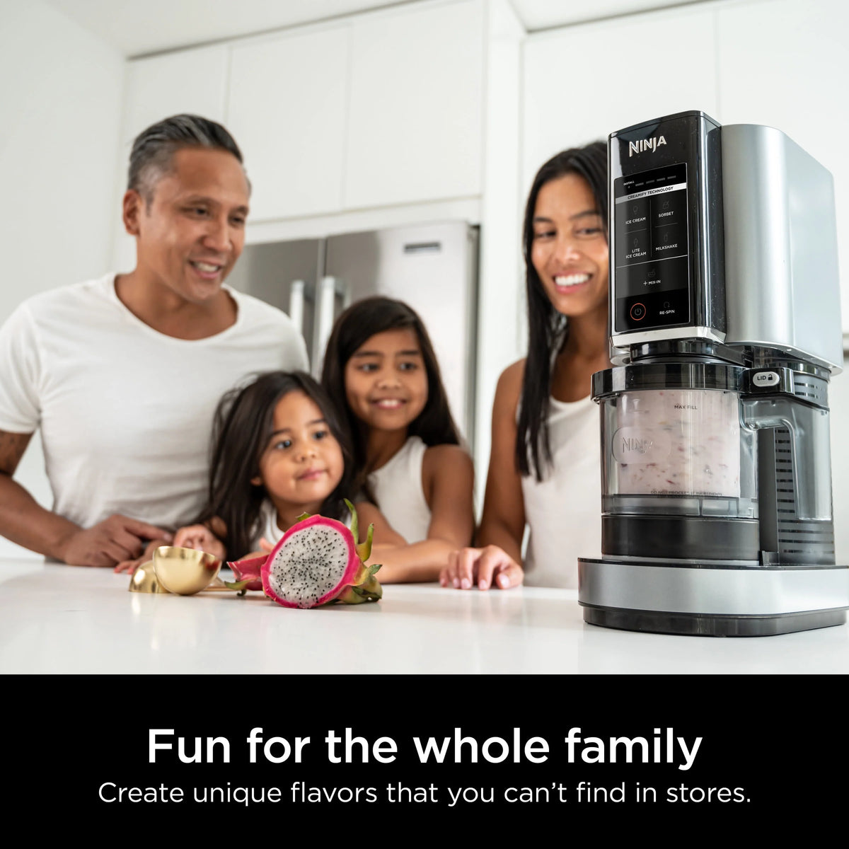 Ice Cream Maker with 2 Pints Q589