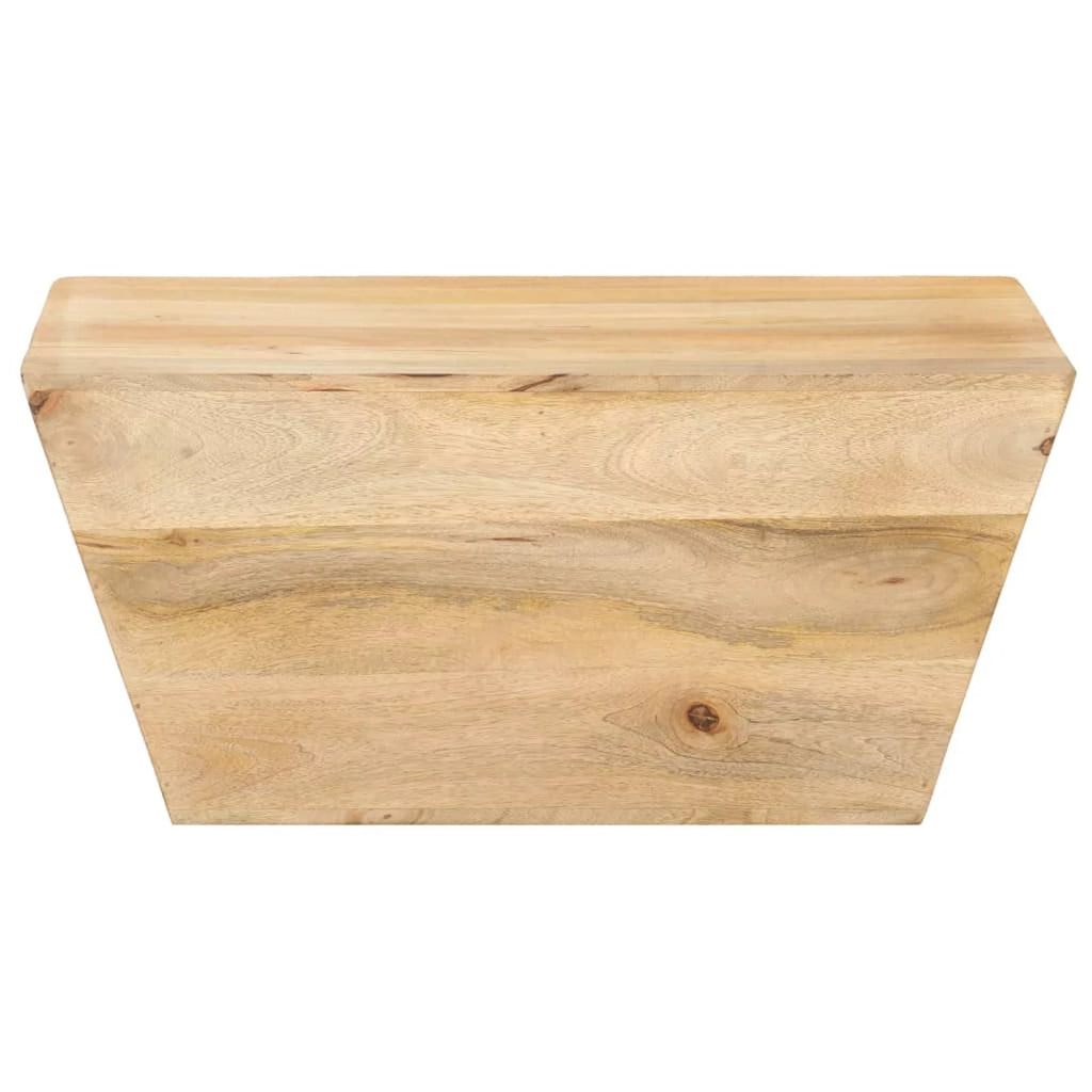 Wooden Coffee Table Mango Wood V-Shape Side Table H1558