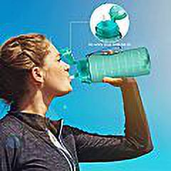 Green 2.2L 64oz Water Bottle Jug with Straw S685330