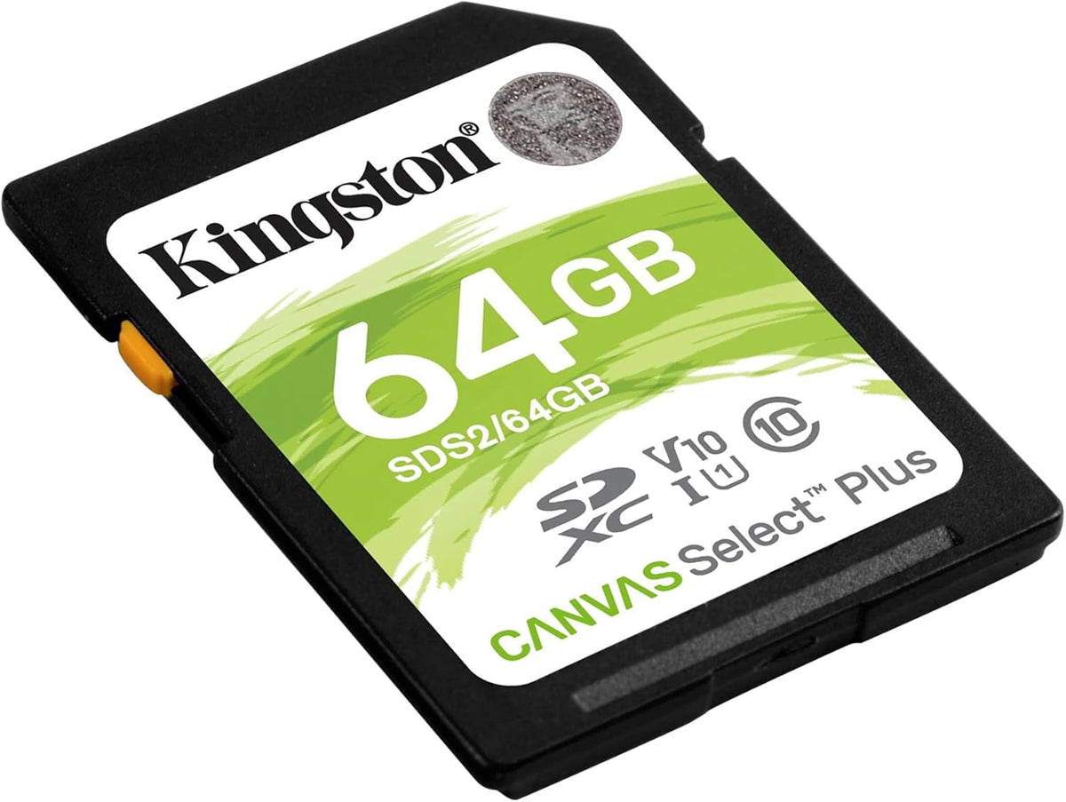 64GB SDHC Canvas Select Plus Memory Card (5-Pack) with Card Reader Bundle (6 Items) S770