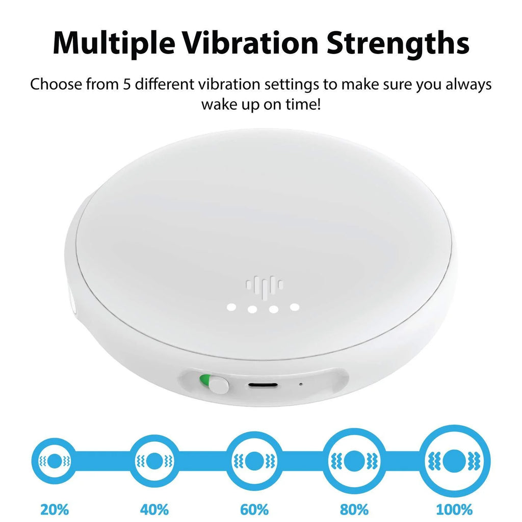 Black Vibration Bed Shaker Bluetooth Alarm Clock T58101