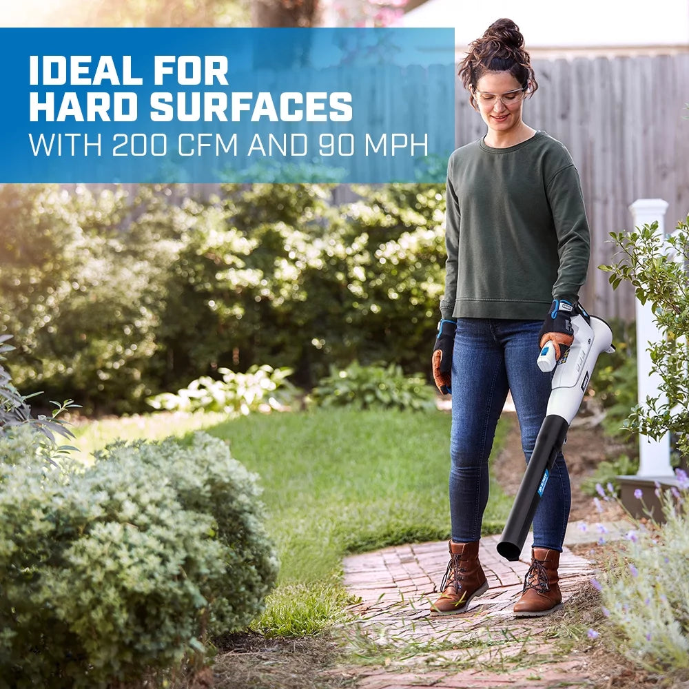 20-Volt 10-inch String Trimmer Leaf Blower Combo Kit F73409