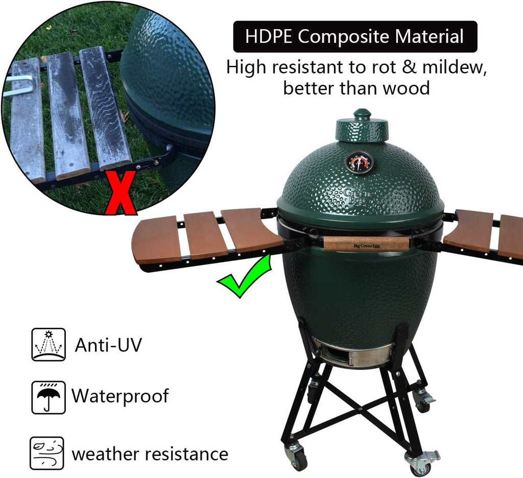 HDPE Grill Side Shelves - 3 Shelves Slats N571