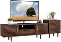 Mid-Century Modern TV Stand with End Table, TV Console Storage Cabinet N67204