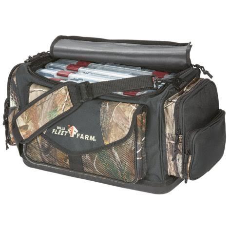 Camo & Black Softsided Zippered Tackle Bag E86119