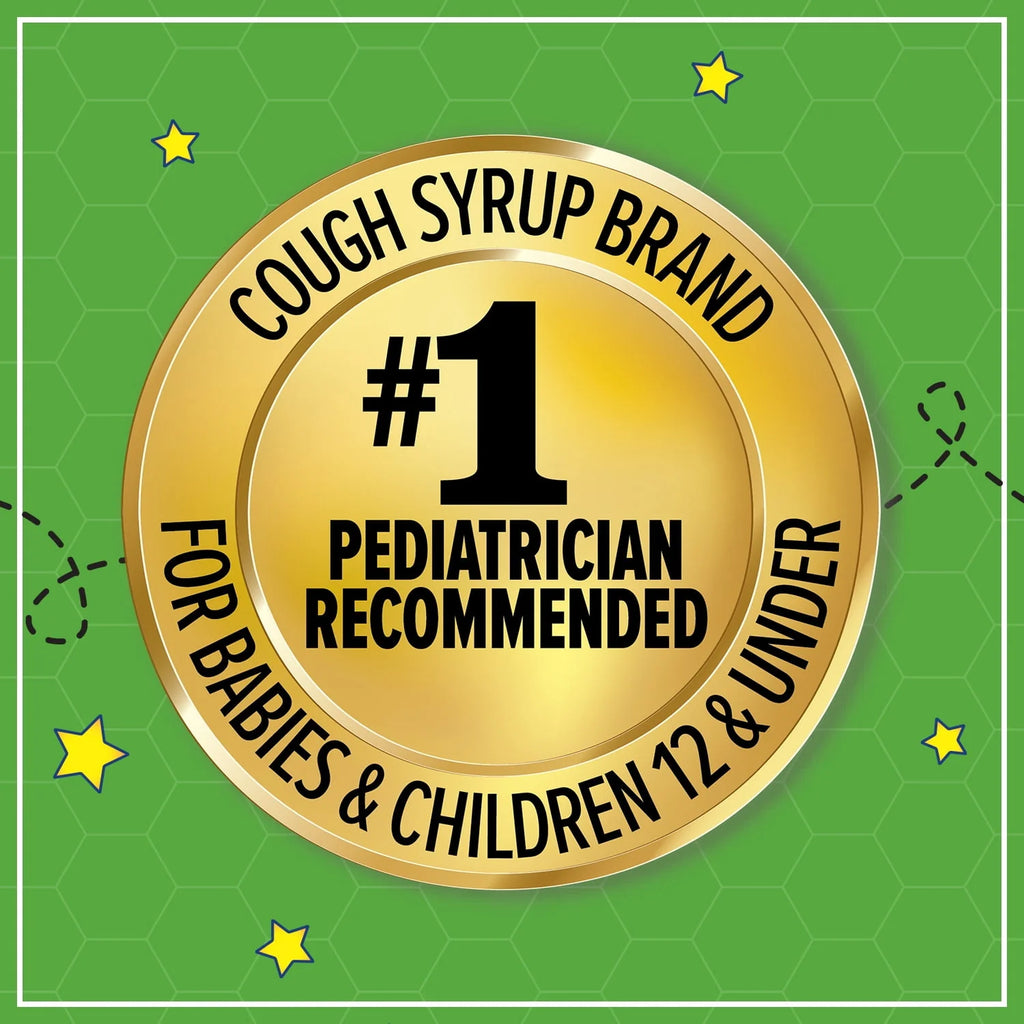 Kids Cough + Mucus Nighttime with Honey, Ivy Leaf, Zinc & Elderberry, Mixed Berry, 4FL Oz T411042