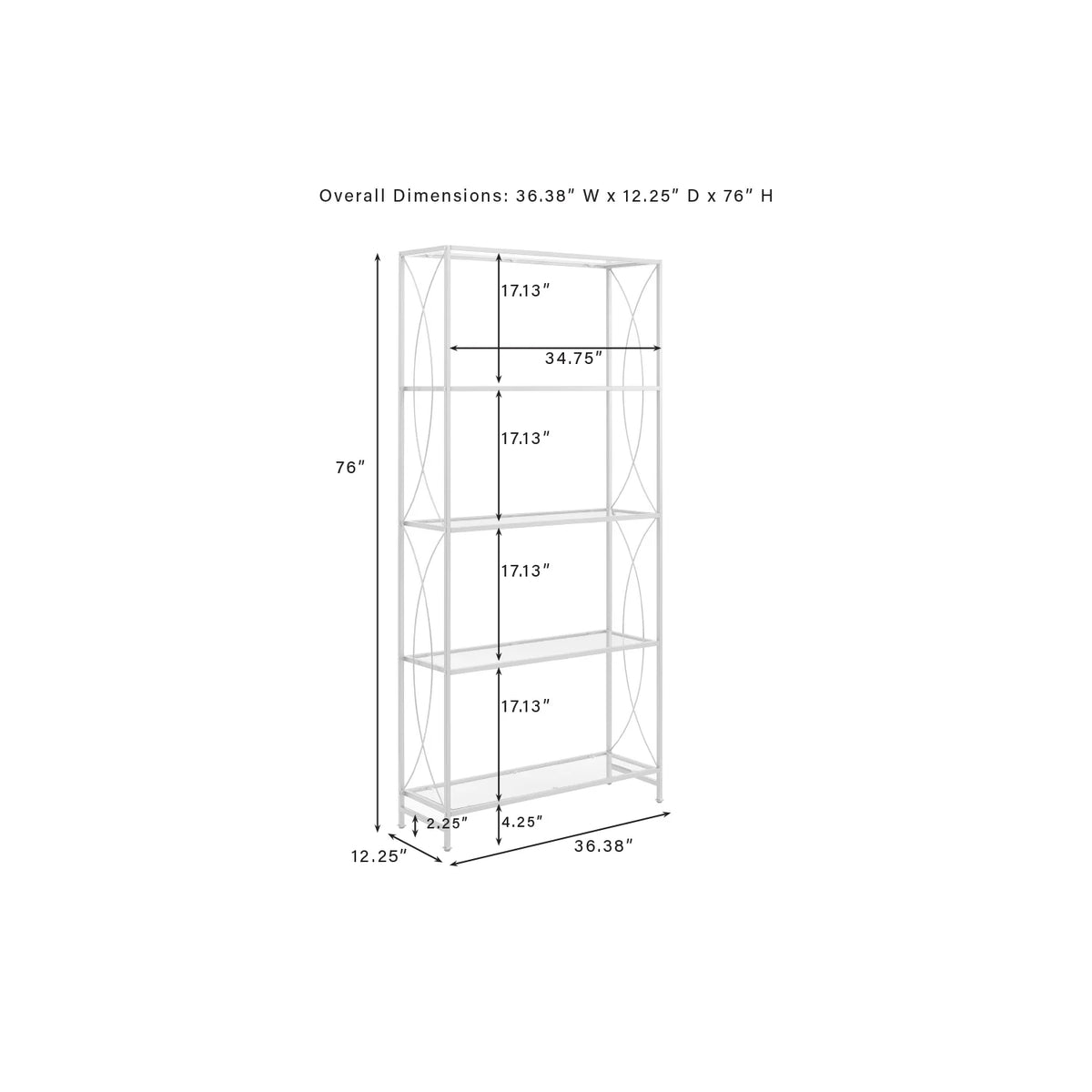 Gold Etagere F516643