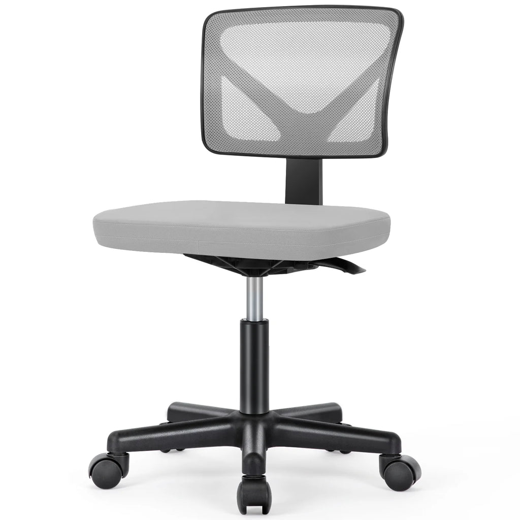 Armless Mesh Swivel Adjustable Low Back Task Chair Q529
