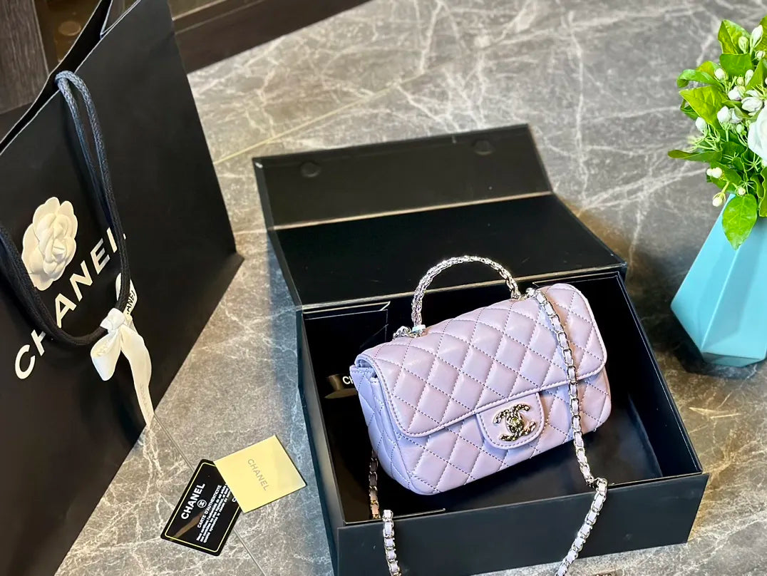 Mini Flap Bag with Top Handle G992