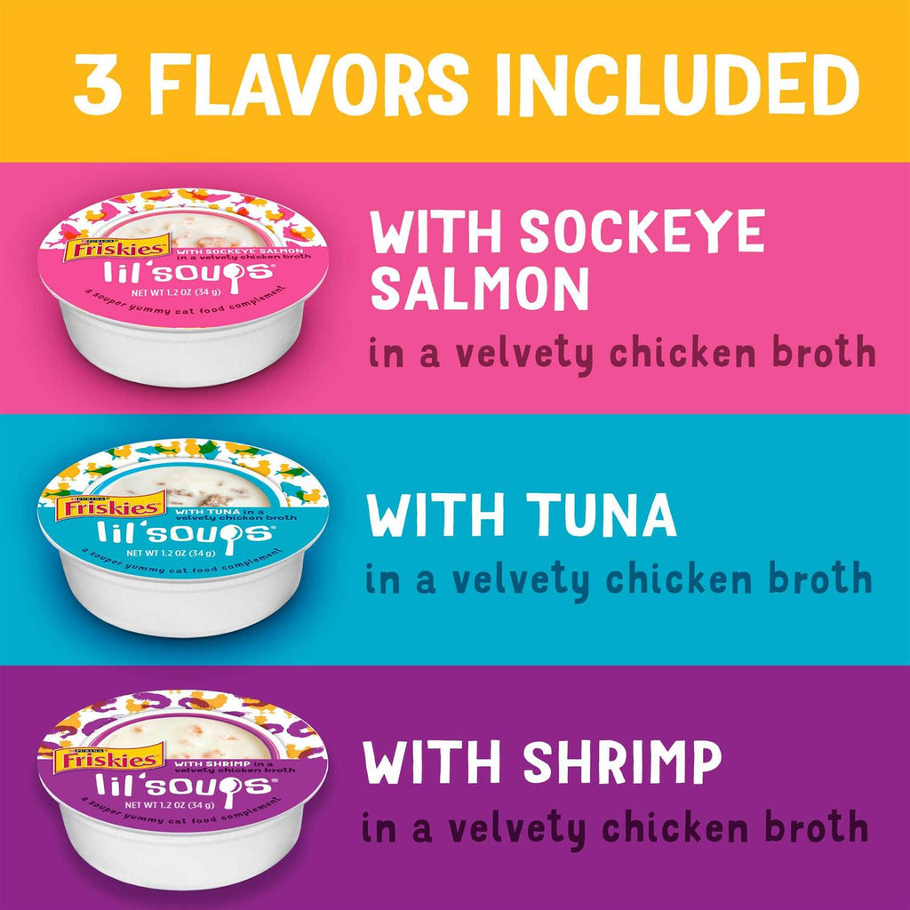 Grain Free Wet Cat Food Complement Variety Pack with Salmon Tuna or Shrimp B656