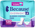Incontinence Pads for Women Extra Heavy Absorbency Overnight 120 Count I1602