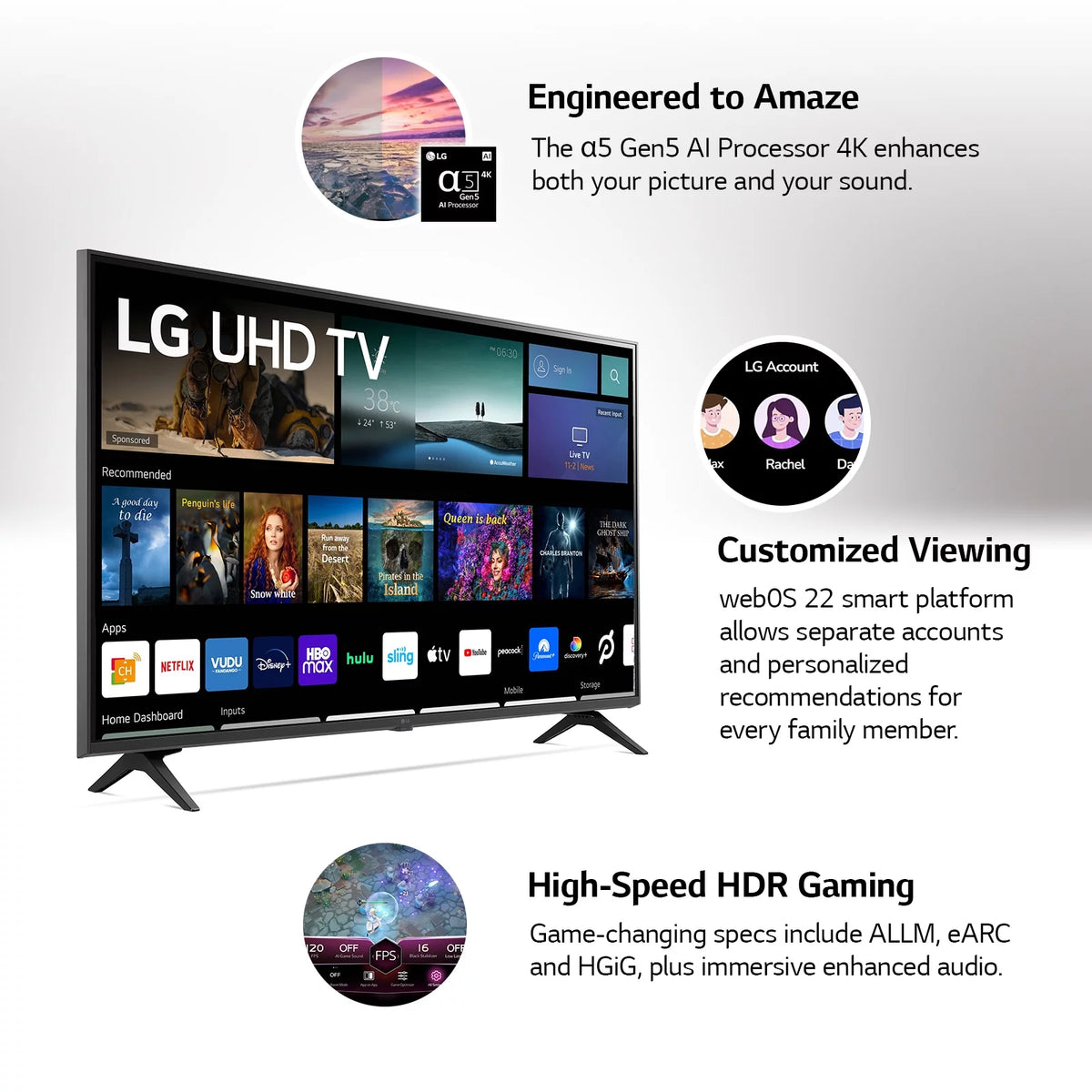 43" 4K UHD Smart TV C784