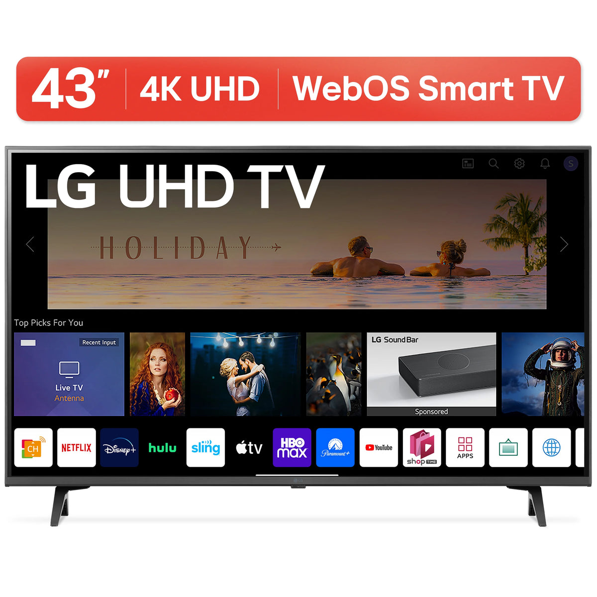 43" 4K UHD Smart TV C784