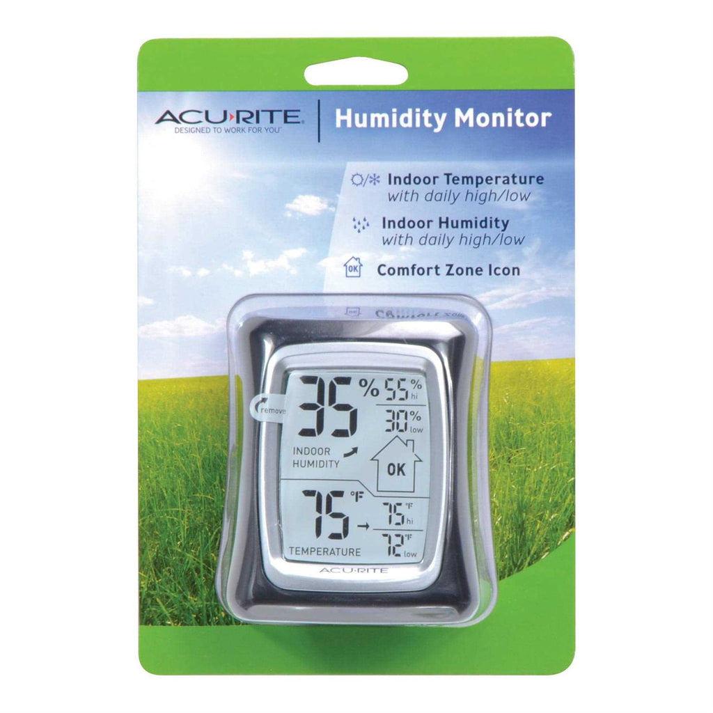 Indoor Humidity Monitor & Thermometer E27244