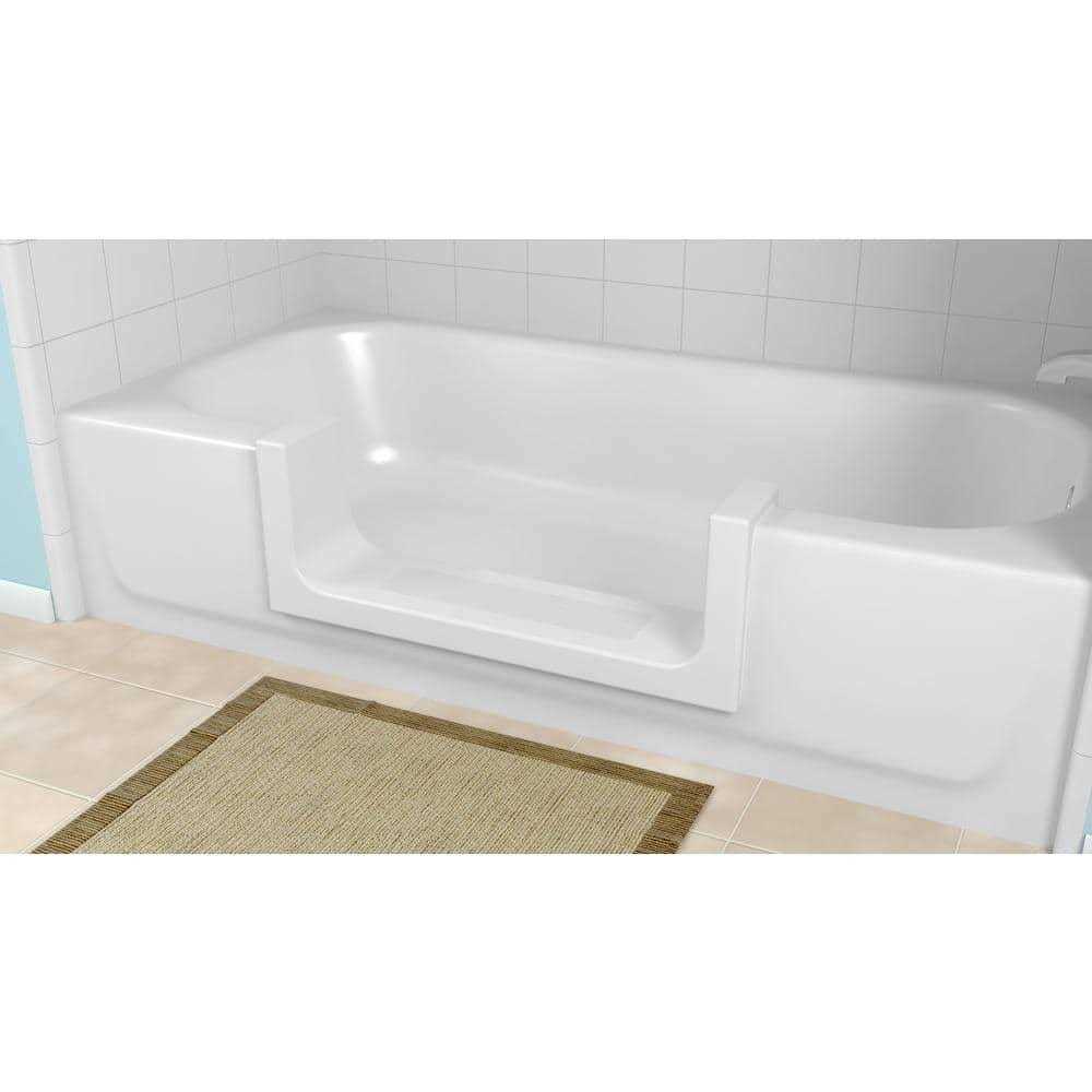 Wide White Step Bathtub Conversion Kit E5621
