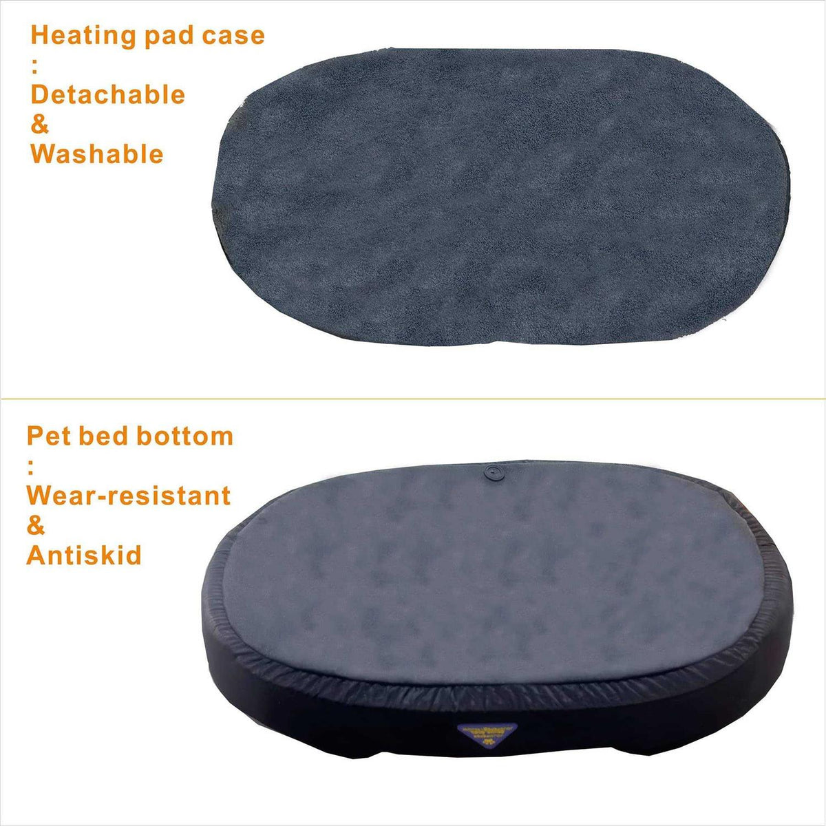 Washable Heated Dog Bed T72752
