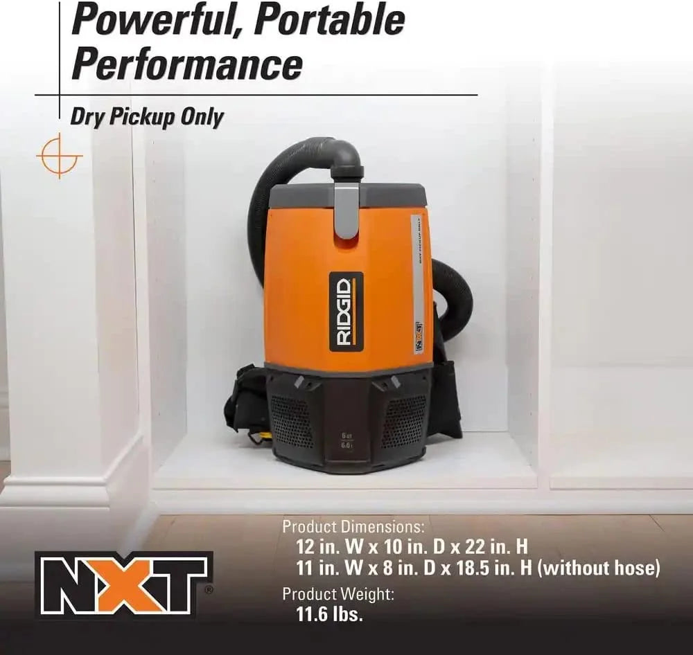6 Qt. Backpack Vacuum Cleaner with Filters C776