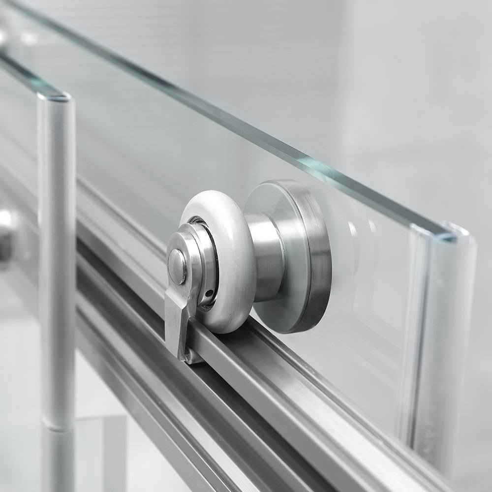 Frameless Sliding Shower Door with Side Panel S59158