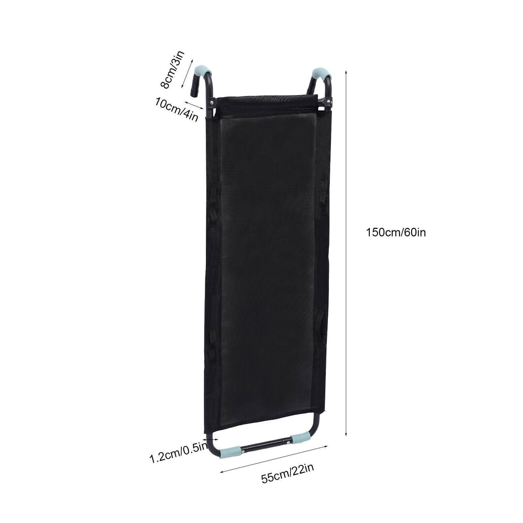 Trampoline Ladder with Slide & Rock Wall Climber Z692149
