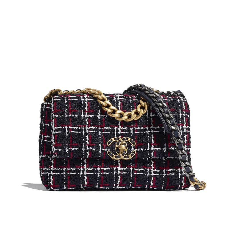 Tweed Flap Bag T5127