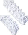 9 Pack White Cotton Briefs U2007