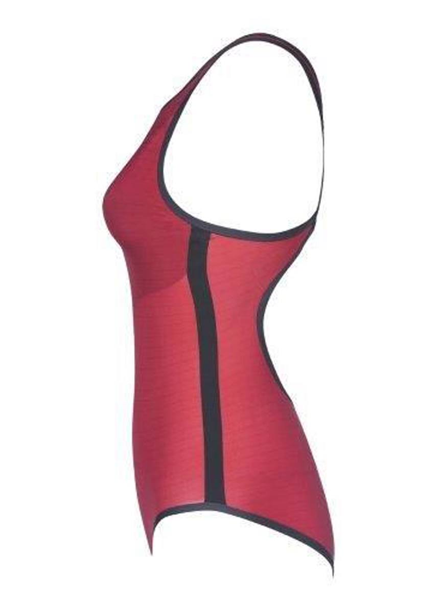 Open Back Jester Red Racing Swim Top R882