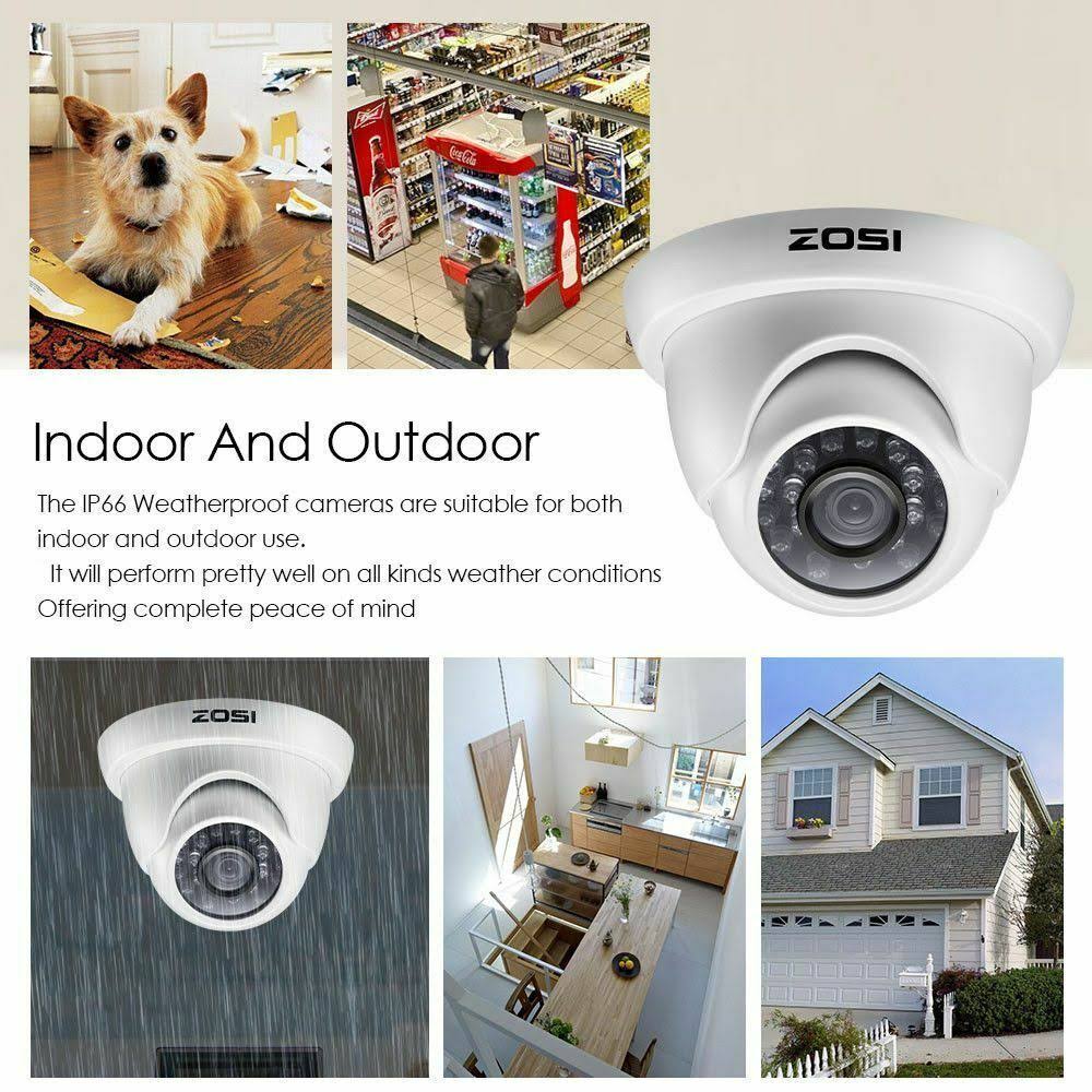 1080p Outdoor CCTV System 4CH DVR with 2x 2MP Cameras H789190