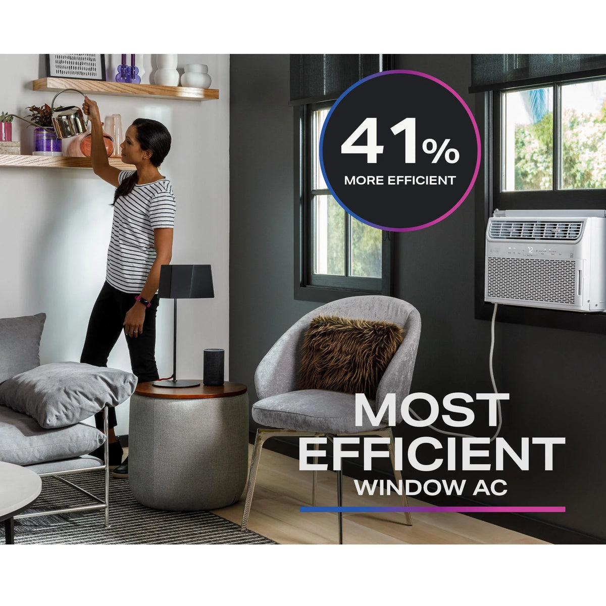 10,000 BTU Smart Window-Mounted Air Conditioner U88645