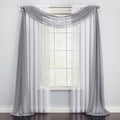 Sheer Voile Scarf Valance Y6645