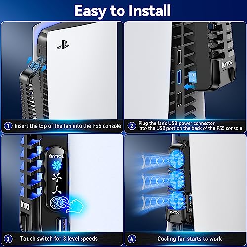 PS5 Cooling Fan with USB HUB Q20710