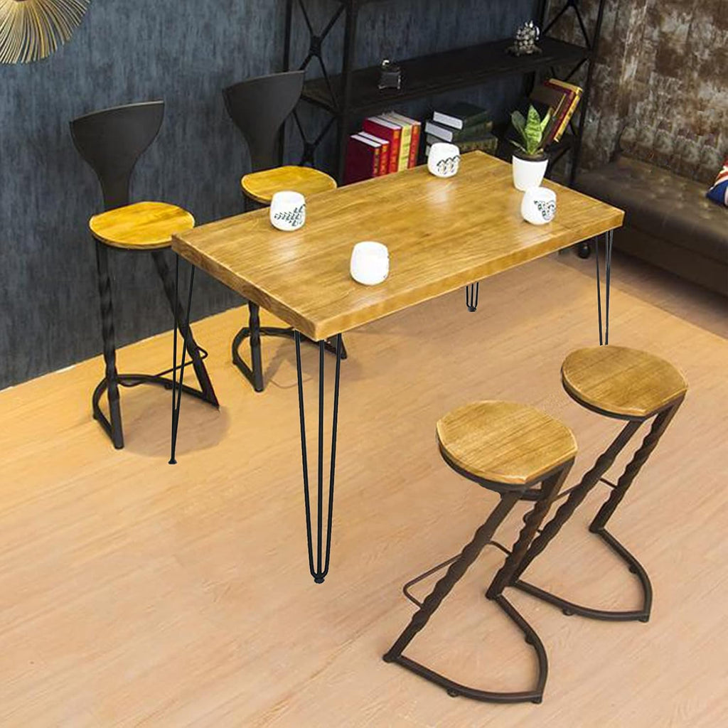 Black 30 inch 4 Pcs Heavy Duty Furniture Legs L157137